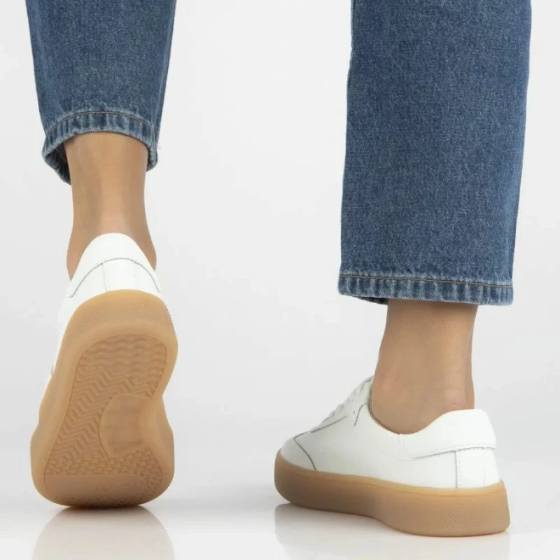 Këpucë platforme për femra Filippo DP7543/26, të bardha