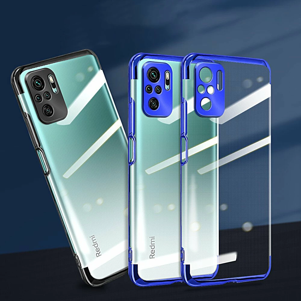 Mbështjellës Hurtel Clear Color 0.3mm për Xiaomi Redmi Note 10 5G / Poco M3 Pro, TPU, Kaltër/Transparent