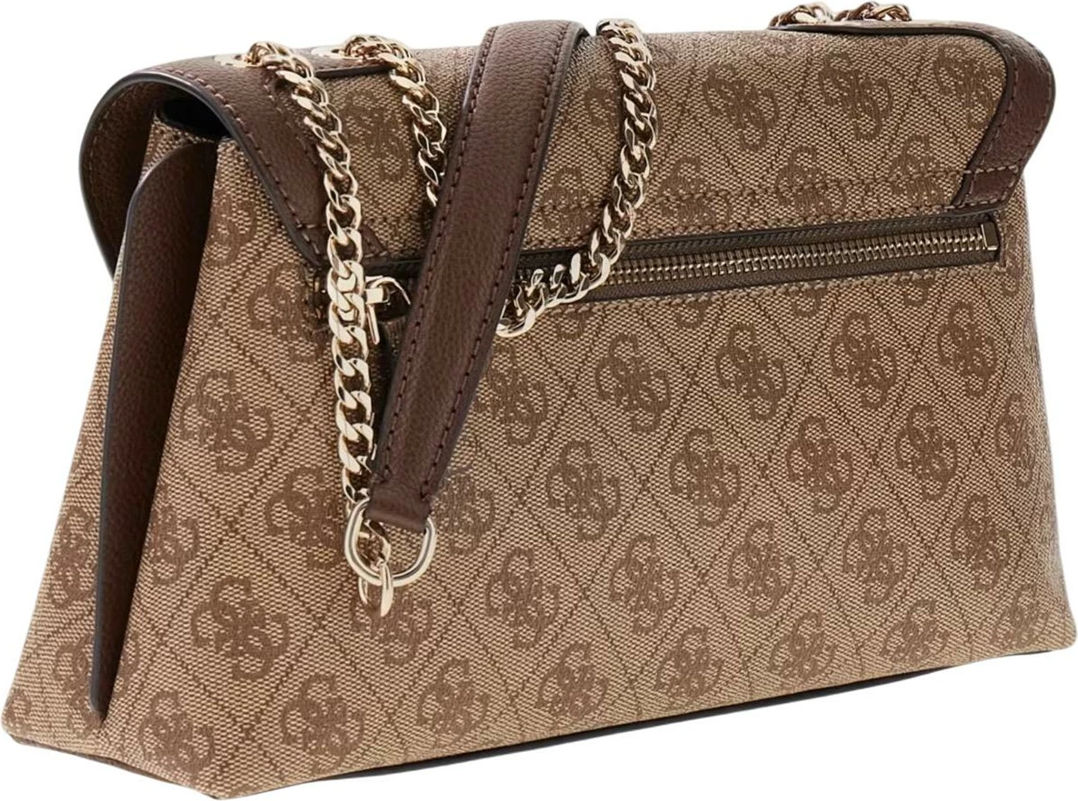 Çantë krahu për femra Guess Coleen Logo Small SA HWSG97 49210, latte