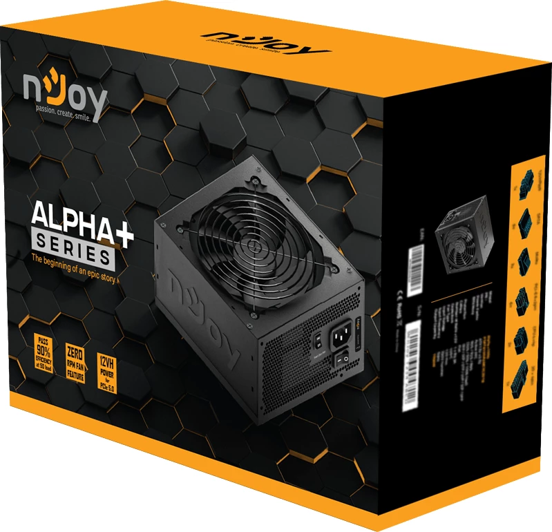 Furnizues I rrymës nJoy Alpha+ 1000 - 1000W - 80 PLUS Gold