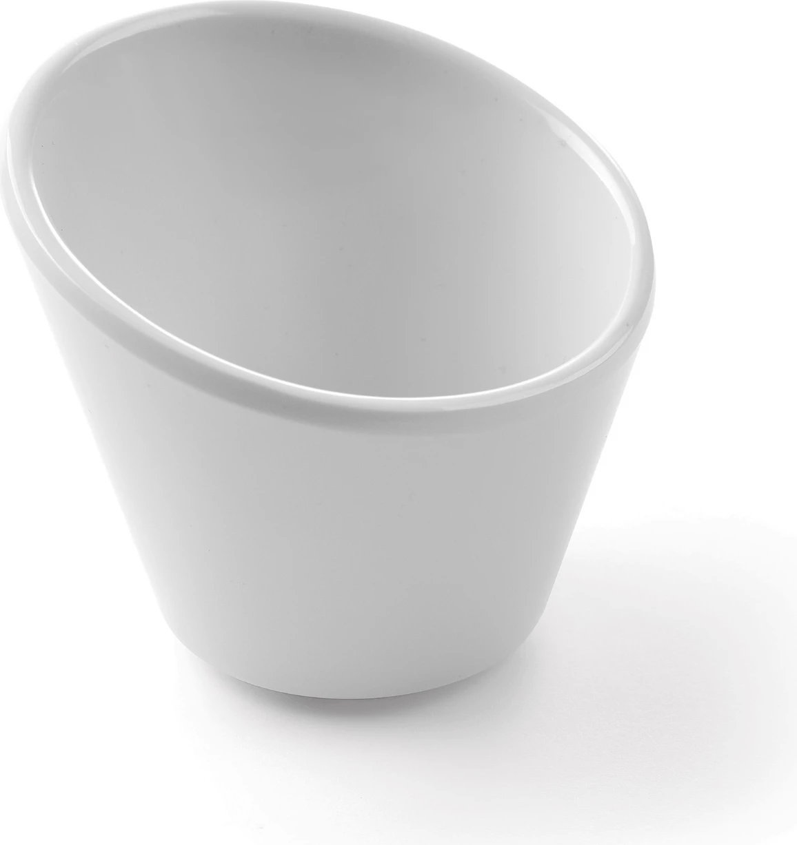 tas i pjerrët melamine Fine Dine Velocity 110x110xH100 mm i bardhë