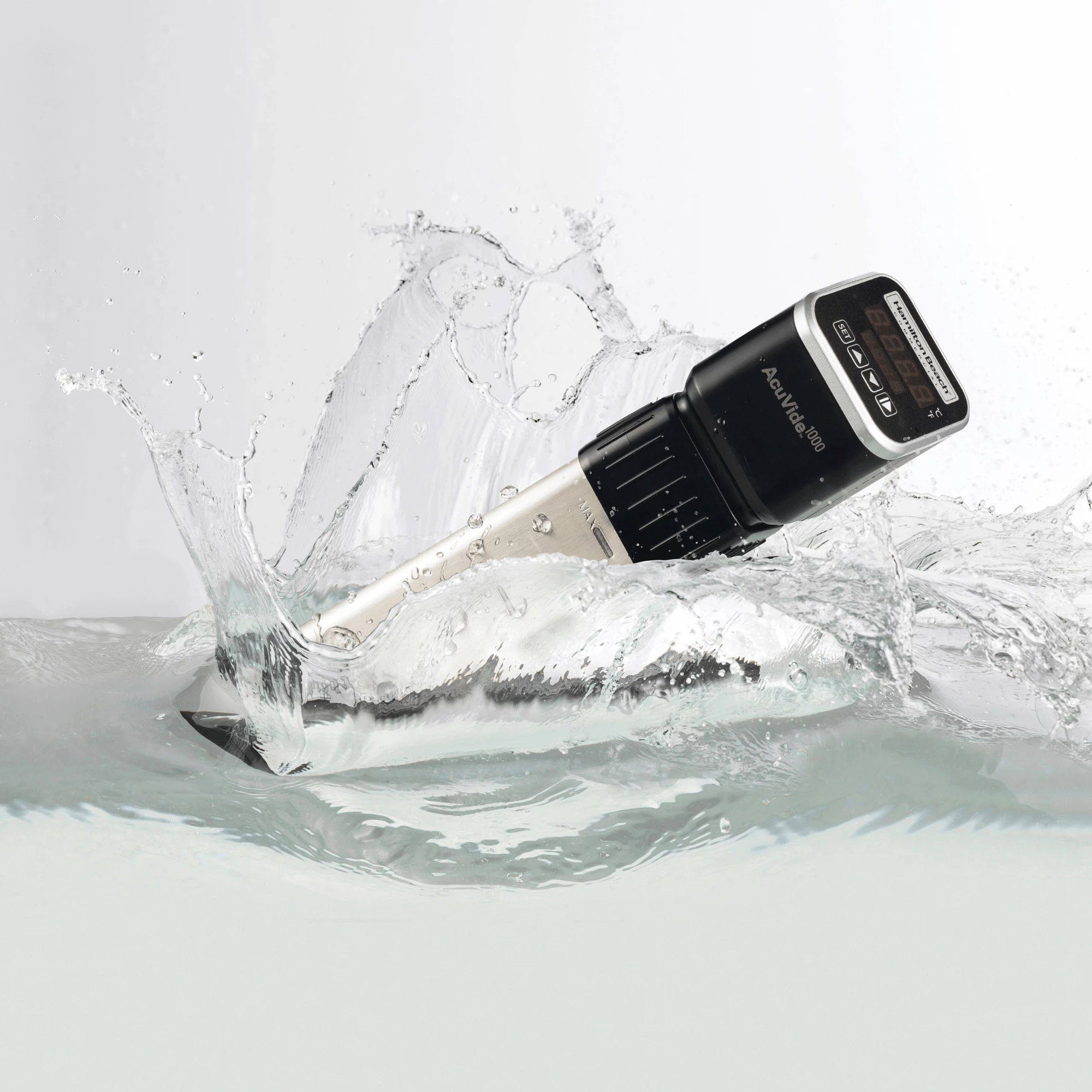 Cirkulator zhytës sous vide, Hamilton Beach Commercial, AcuVide1000, 1200 W, deri 30 L, IPX7, ekran me prekje