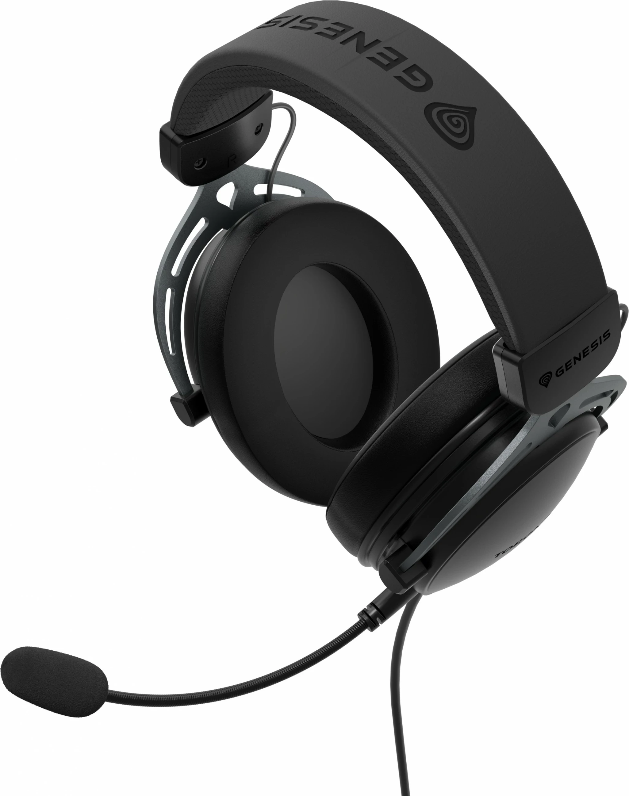 Kufje gaming Genesis Toron 531, me kabllo, mikrofon i ndashëm, 3.5mm, e zezë