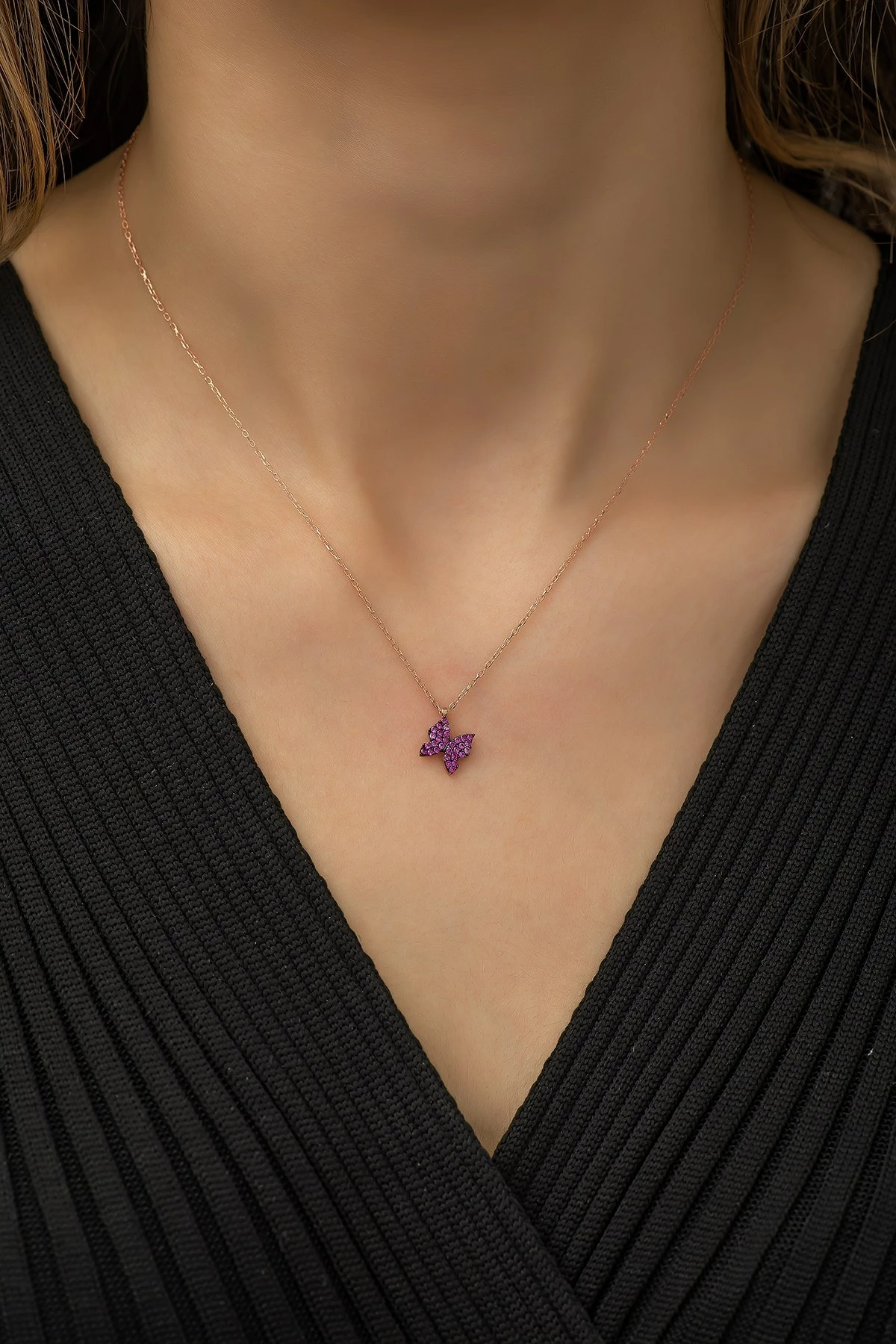 Varëse argjendi Jumeon, ngjyrë rozë e artë dhe fuchsia, TRDYL392