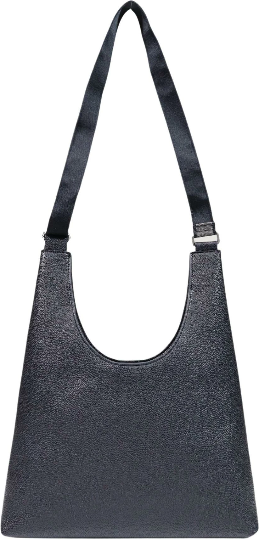 Çantë krahu Calvin Klein WEBBING ADJ STRAP LARGE SHOULDER LV04F3643G, e zezë