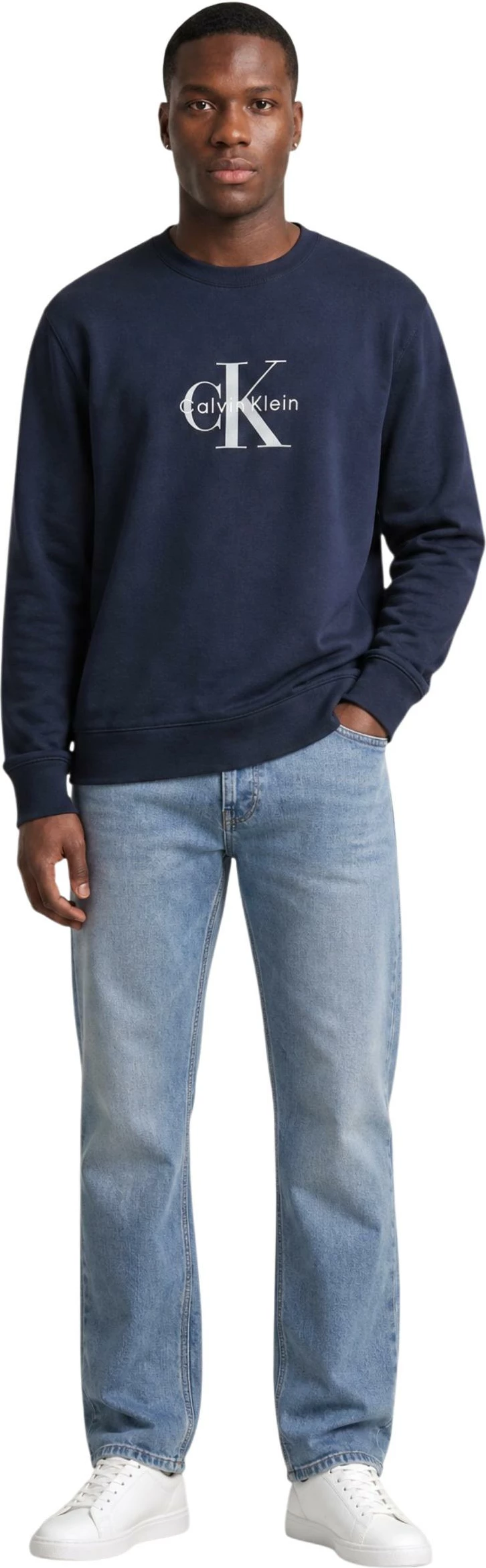 Duks për meshkuj Calvin Klein Jeans LV04RG278G, i kaltër [Madhësia: L]