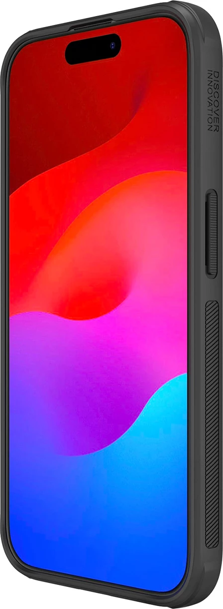 Mbështjellës Nillkin Super Frosted Shield Pro Magnetic për iPhone 15 Pro, i zi