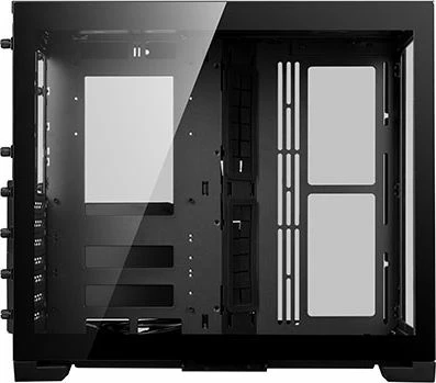 Kasë Lian Li O11 Dynamic Mini, Midi Tower ATX/mATX/Mini-ITX, xham i temperuar, USB-C, e zezë