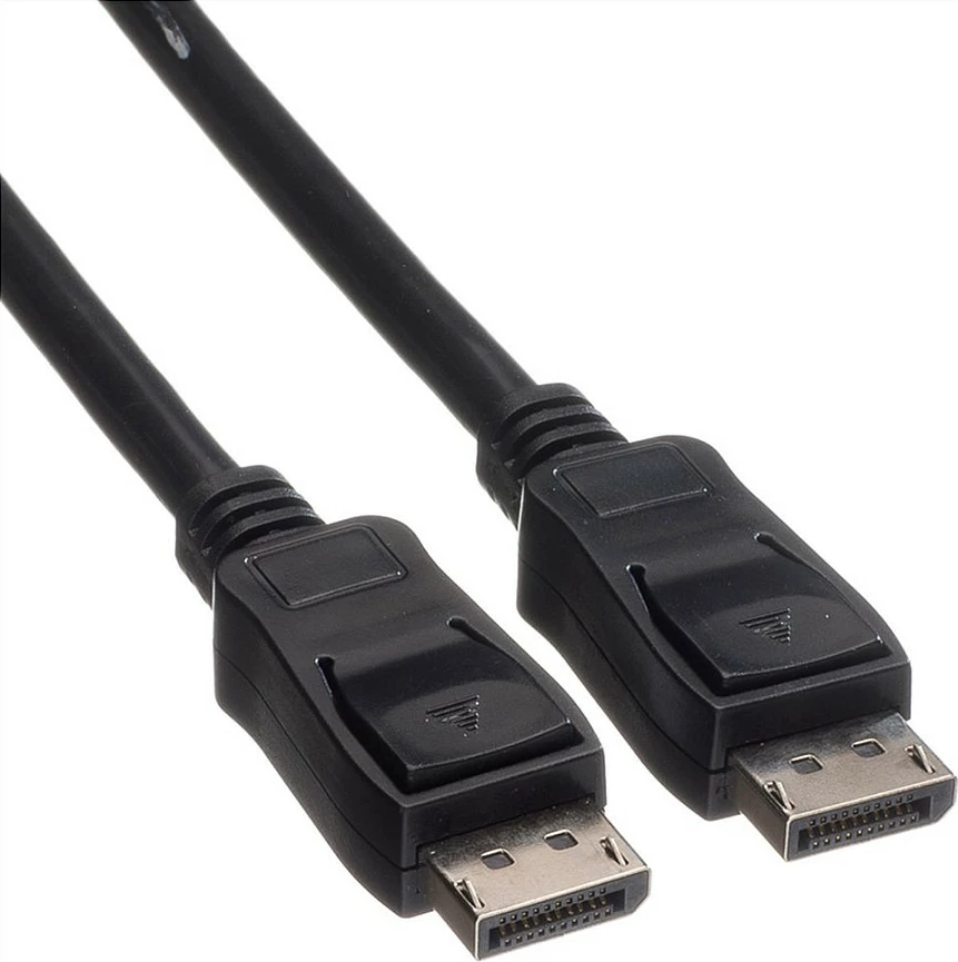 Kabllo DisplayPort VALUE DP KABELDP10M, 10 m, DP 1.2, 4K 60Hz, e zezë