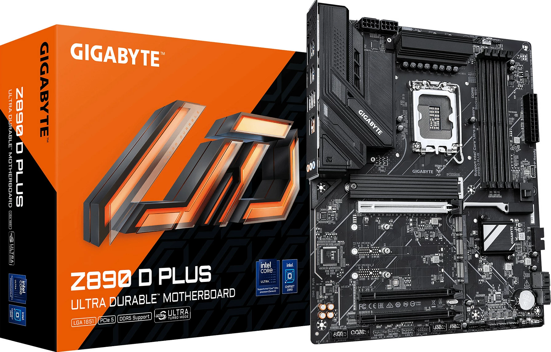 Pllakë amë Gigabyte Z890 D PLUS, Socket LGA1851, 1x DisplayPort