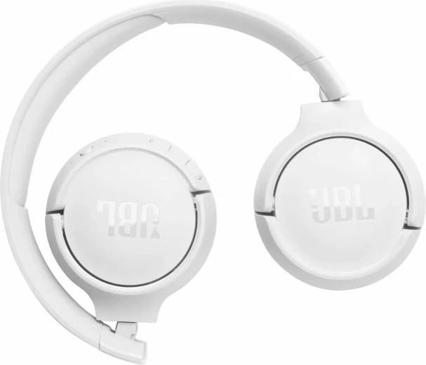 Kufje JBL Tune 520BT, Bluetooth 5.3, wireless over-ear, 57 orë bateri, të bardha