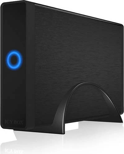 Kasë e jashtme HDD ICY BOX, 3.5" SATA, USB-C USB 3.1 Gen 2, 10Gbps, alumin, e zezë