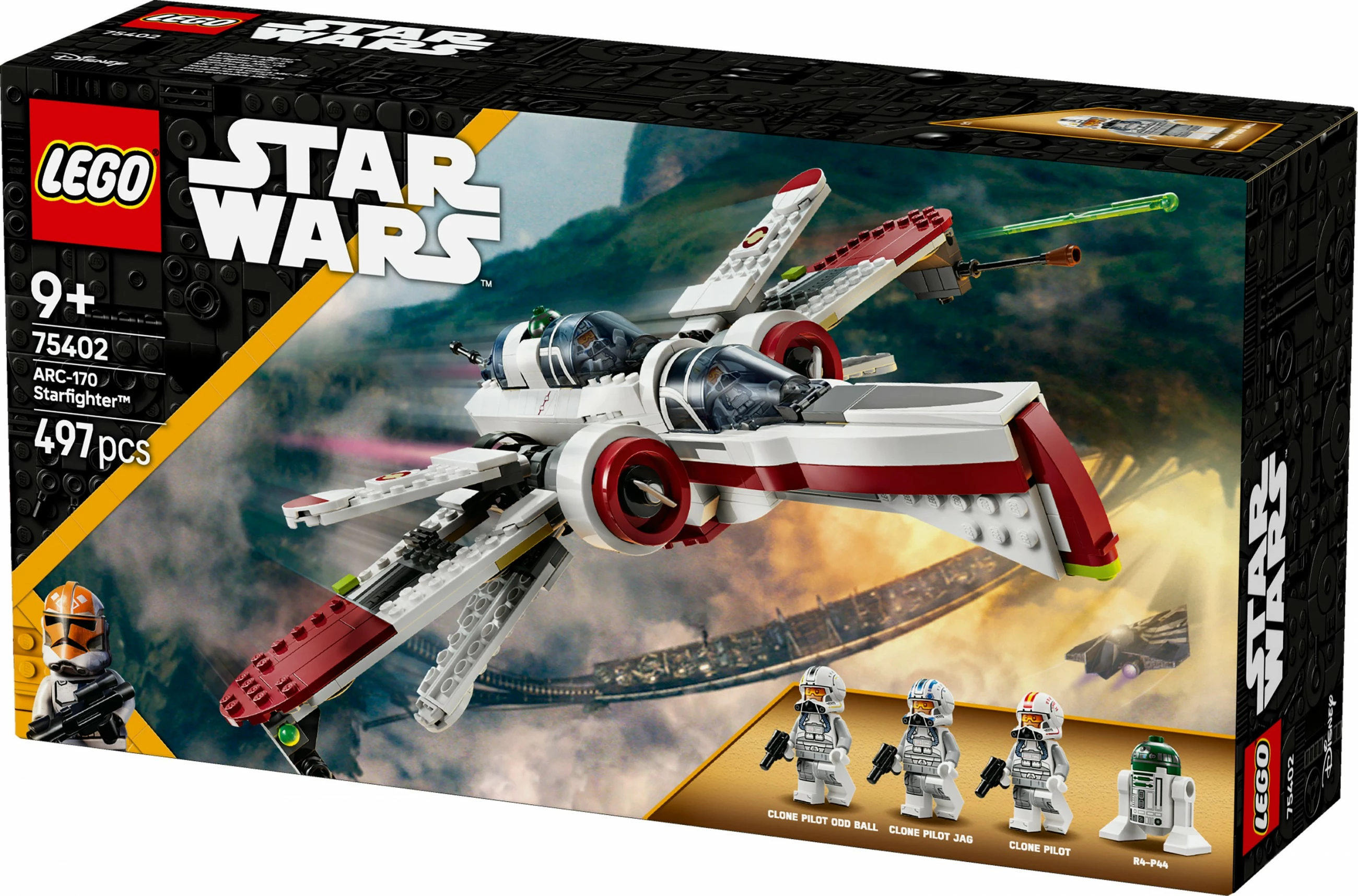 Set ndërtimi LEGO Star Wars ARC-170 Starfighter, shumëngjyrësh