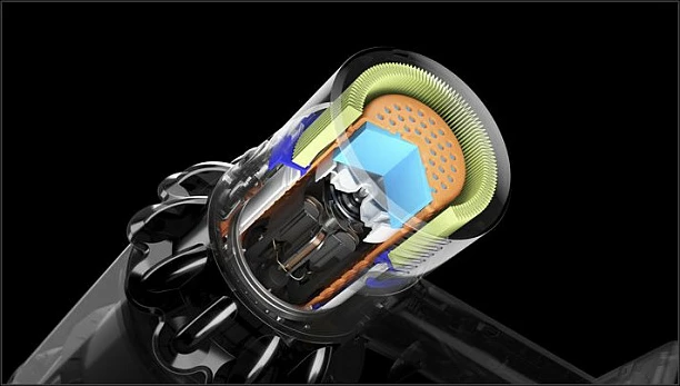 Fshesë me korrent pa kabllo Dyson V11 Fluffy, nickel/kuqe