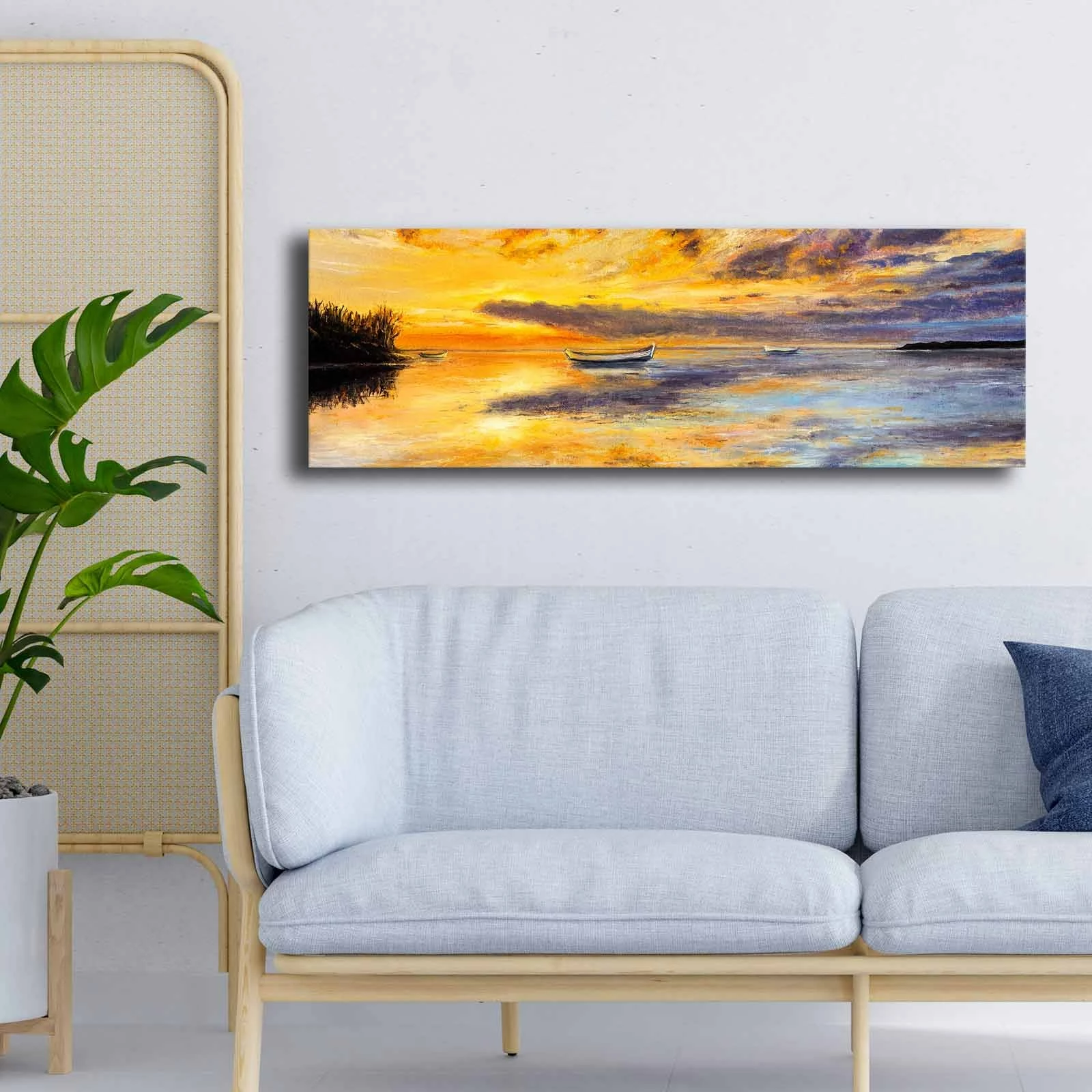 Pikturë dekorative në kanavacë, Wallity, 3090NISC-013, 30x90cm