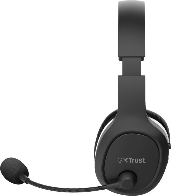 Kufje Trust GXT391 Thian, wireless, për PC dhe PlayStation, bardhë e zi