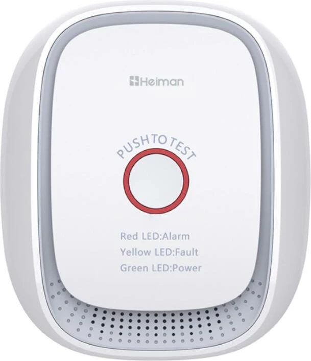 Detektor gazi natyror Heiman HS1CG-E, ZigBee, Tuya Smart Life, i bardhë