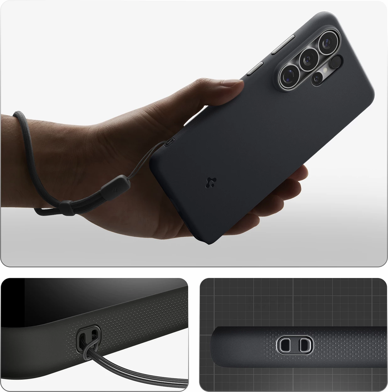 Mbështjellës Spigen Nano Pop Mag për Samsung Galaxy S26 Ultra, kompatibil me MagSafe, i zi, 1 copë