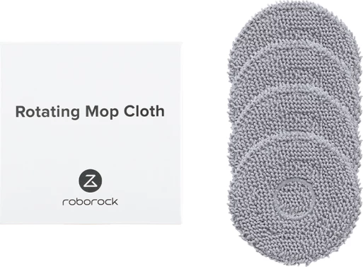 set leckash rrotulluese për fshirje Roborock QR 798, 4 copë, gri