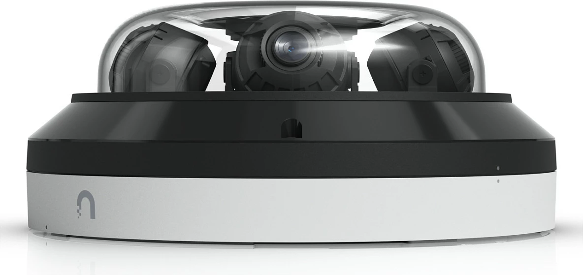 Kamerë IP Ubiquiti UVC-AI-MS-4-W, 4K 360°, Dome, MicroSD, Gigabit Ethernet, IP66 IK10, bardhë/zezë