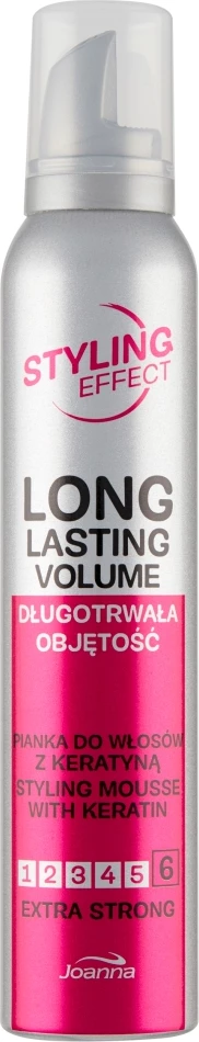 Shkumë për stilim flokësh Joanna Styling Effect Keratin Extra Strong për femra 150ml