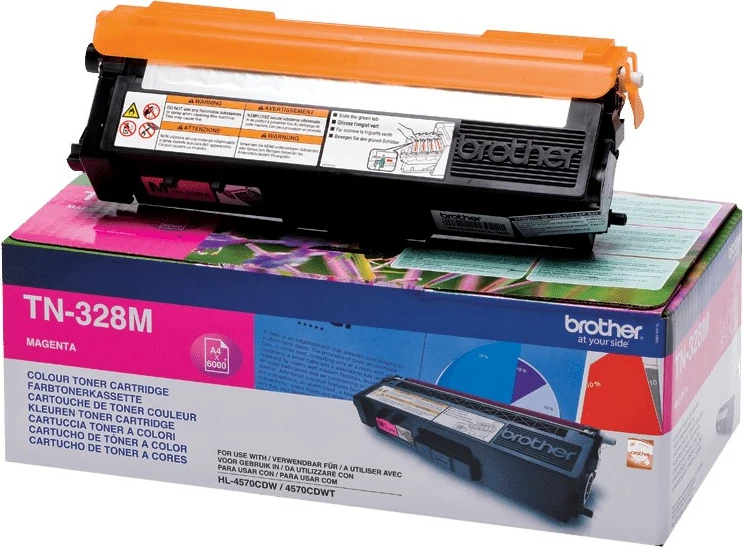 Toner Brother TN-328M magenta, origjinal, 6000 faqe