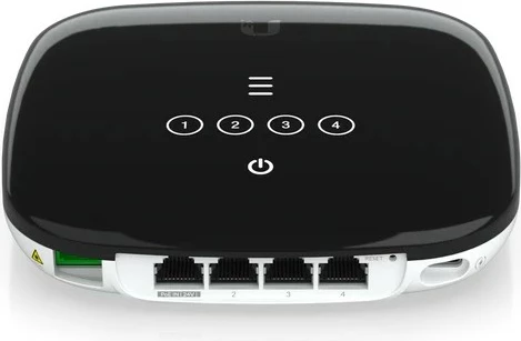 Access point UBIQUITI UISP Fiber WiFi6 UF-WiFi6-EU, 4 porta LAN, Wi-Fi 6, E zezë/E bardhë