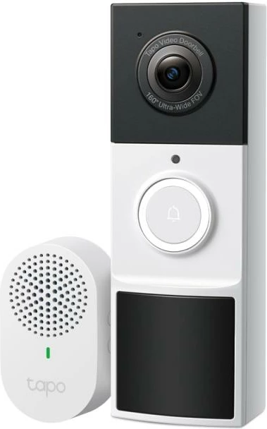 Zile dere me video smart TP-Link Tapo D210 2K 3MP, bateri 6400mAh, me zile të brendshme, e zezë
