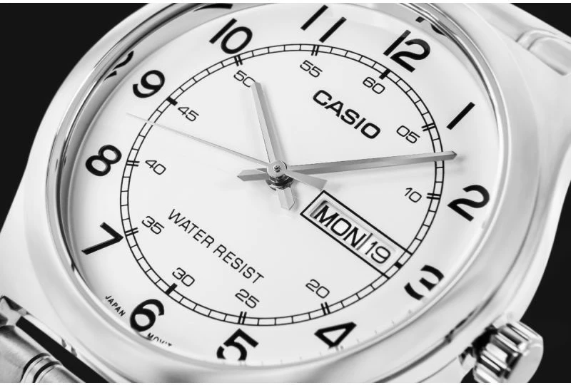 Orë dore për meshkuj CASIO, argjend