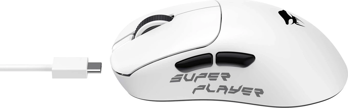 Maus gaming HAVIT StarBlaze-1, me ose pa kabllo, 26000 DPI, i bardhë dhe i zi