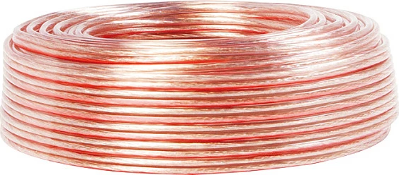 Kabllo altoparlanti LogiLink, 2x1.5 mm², 100 m, transparente