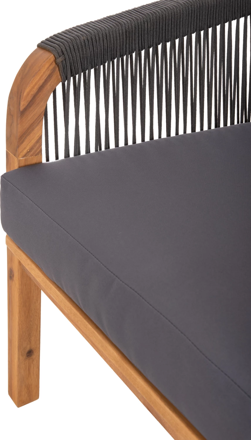 Set ulëse për kopsht ROSSWELL FH6084.01, 4 pjesë, dru akacie/antracit