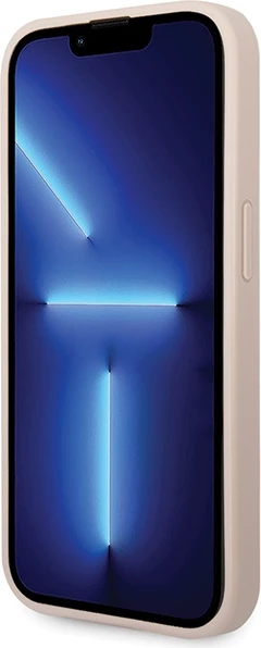 Mbështjellës Guess GUHCP15X4GMGPI për iPhone 15 Pro Max 6.7", hardcase, 4G Big Metal Logo, rozë