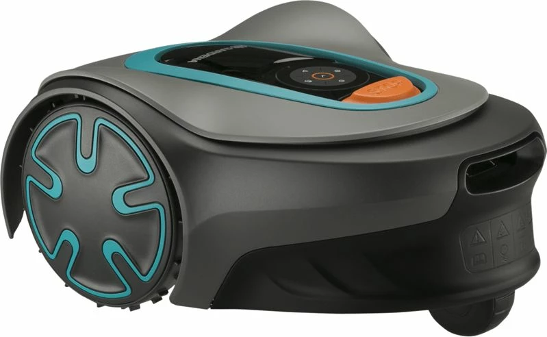 Robot kositës bari Gardena SILENO minimo 250 (15201-32), për 250 m², Bluetooth, gri/turkuaz