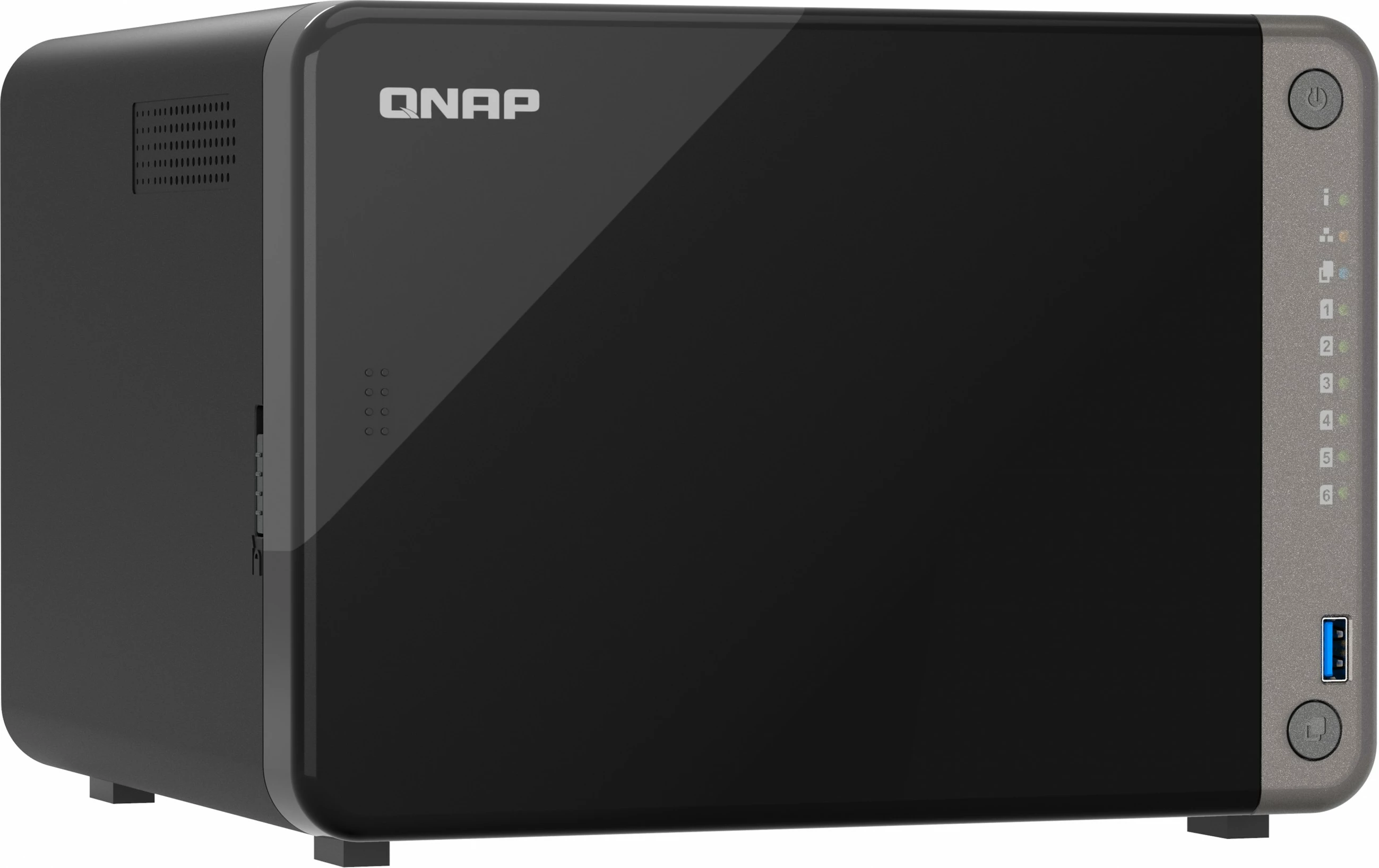 NAS QNAP TS-AI642-8G, 4 slote, 8GB RAM, e zezë