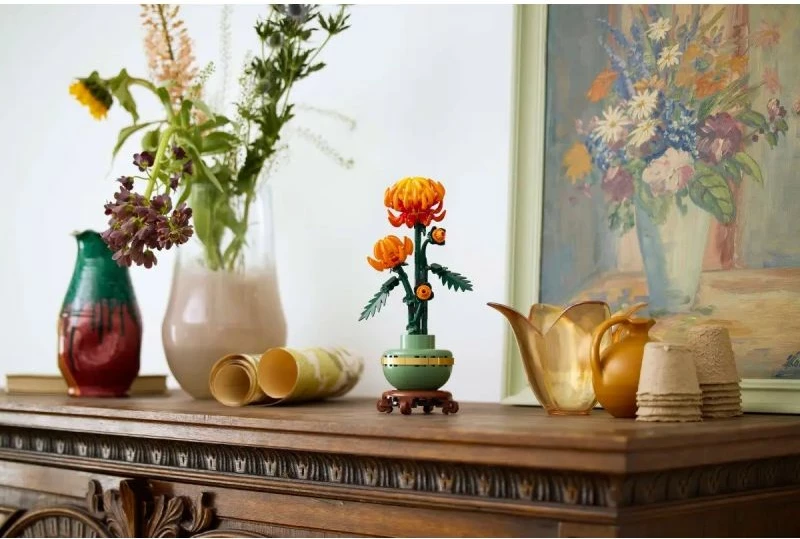 Set LEGO ICONS krizantemë