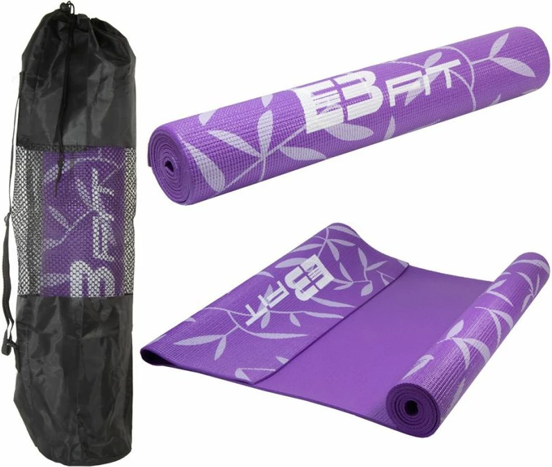 Dyshek joga EB FIT 1029405 me lule, me çantë vjollcë