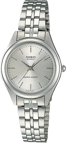 Orë dore Casio LTP-1129A-7A, e argjendtë
