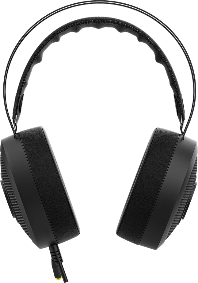 Kufje gaming UVI Wrath 7.1 V2, virtual 7.1, RGB, me mikrofon, zezë