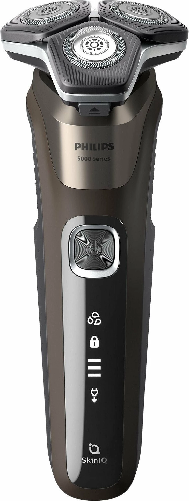 Makinë rroje Philips Series 5000 S5886/38, Wet & Dry, rrotulluese 3 koka, 60 min bateri, trimmer, docking station, kafe