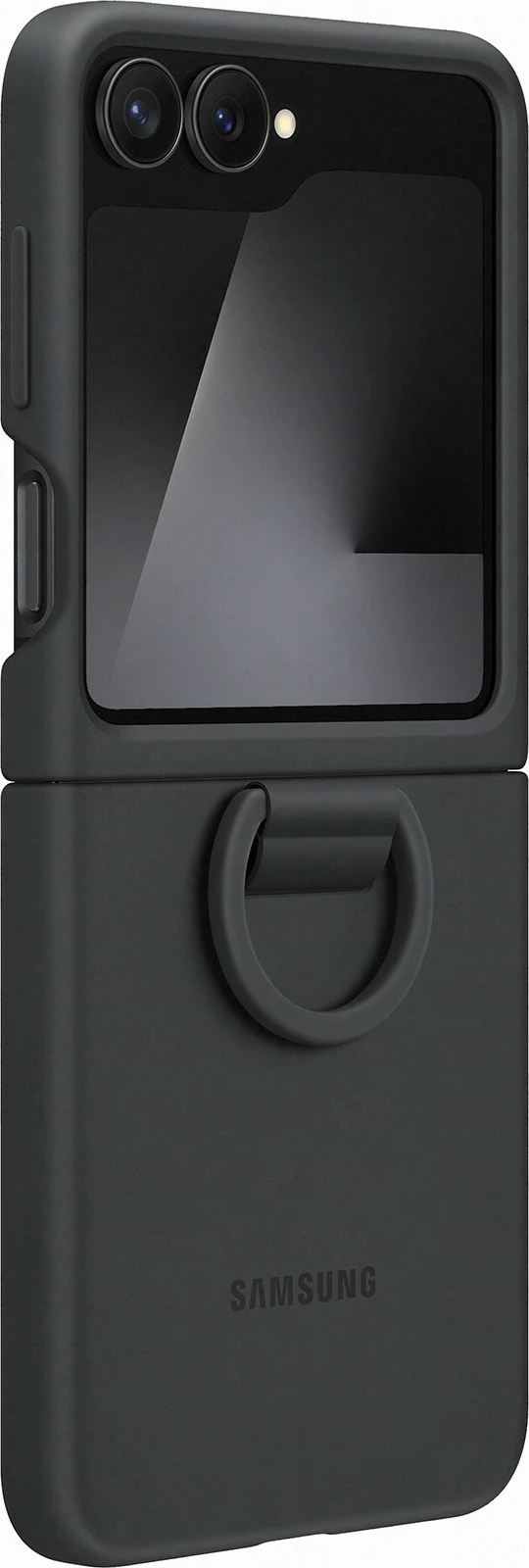 Mbështjellës silikoni Samsung Galaxy Flip7 FE i zi