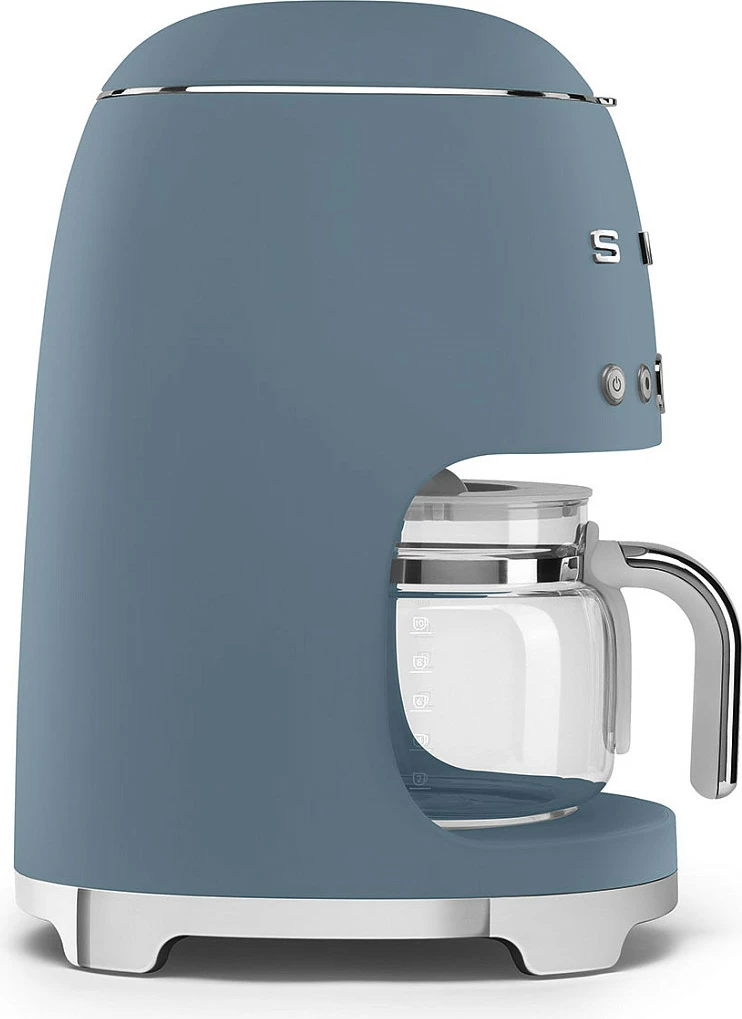 Aparat kafeje me filtër Smeg DCF02SBMEU, 10 filxhanë, 1.25 L, Storm Blue