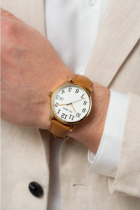 Orë dore për meshkuj Paul Lorens, kafe e çelët