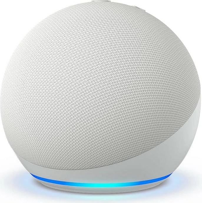 Smart speaker Amazon Echo Dot 5. Gen, Amazon Alexa, Sferik, Bardhë