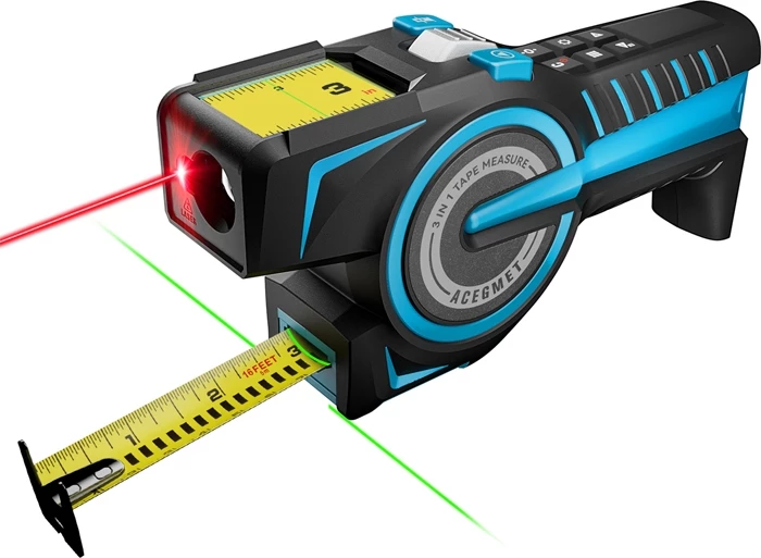 Matës distance me laser Mileseey DTX 10, deri 120 m, Bluetooth, metër shirit i integrum