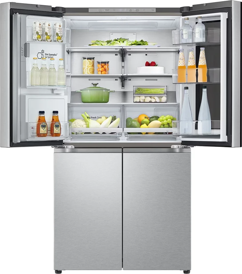 Frigorifer french door LG GMG960MBEE 638 L 179 x 91.4 cm InstaView Craft Ice ThinQ argjendtë