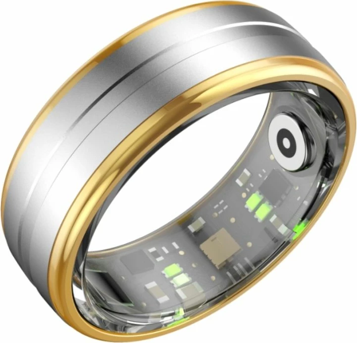 Unazë smart RUBICON për meshkuj, argjend/ari