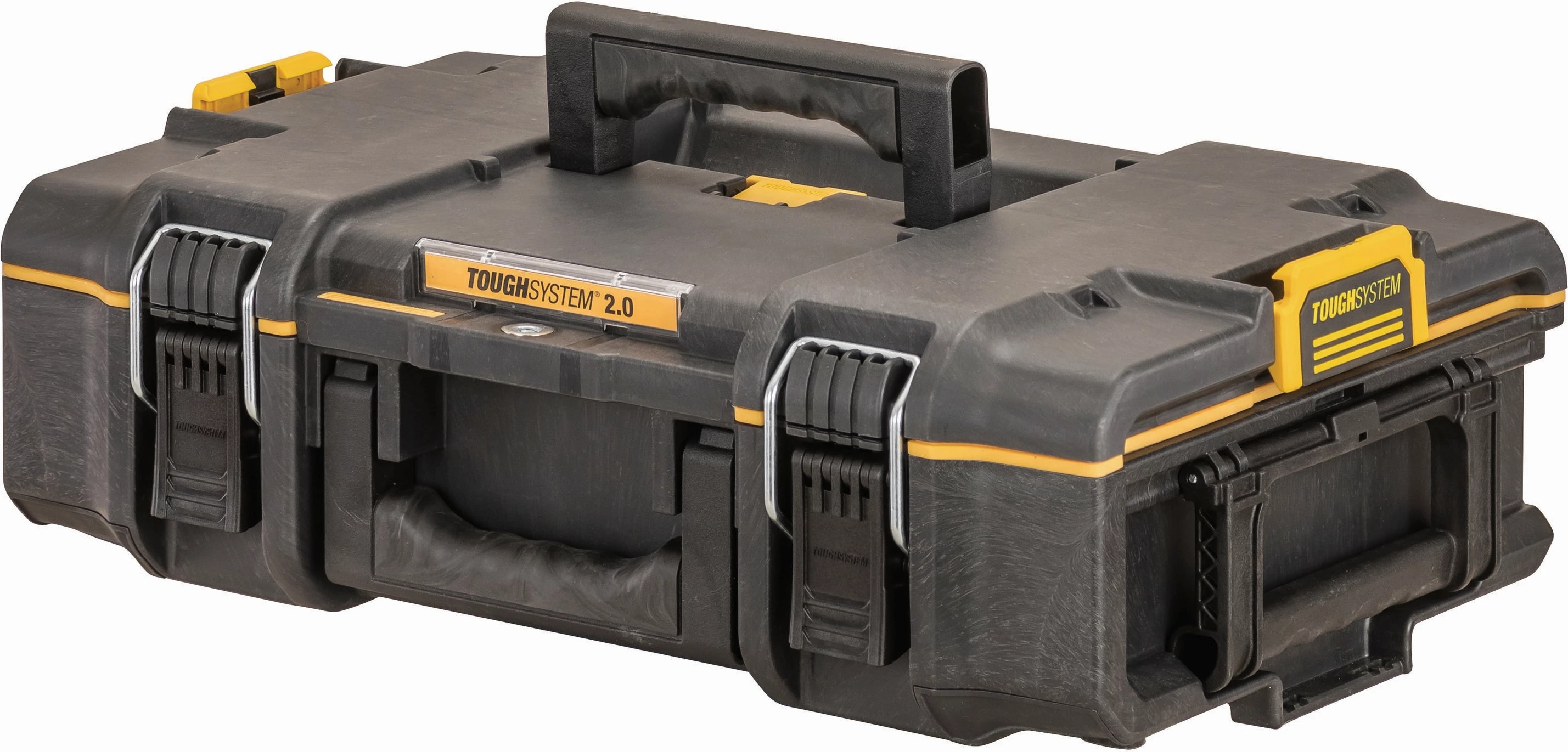 Kuti veglash DeWalt ToughSystem 2.0 DS166 DWST83293-1 554×165 mm, e zezë/verdhë, me 2 sirtarë organizues
