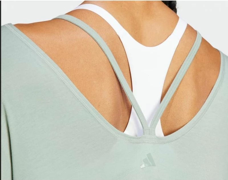 Maicë adidas për femra, e gjelbër