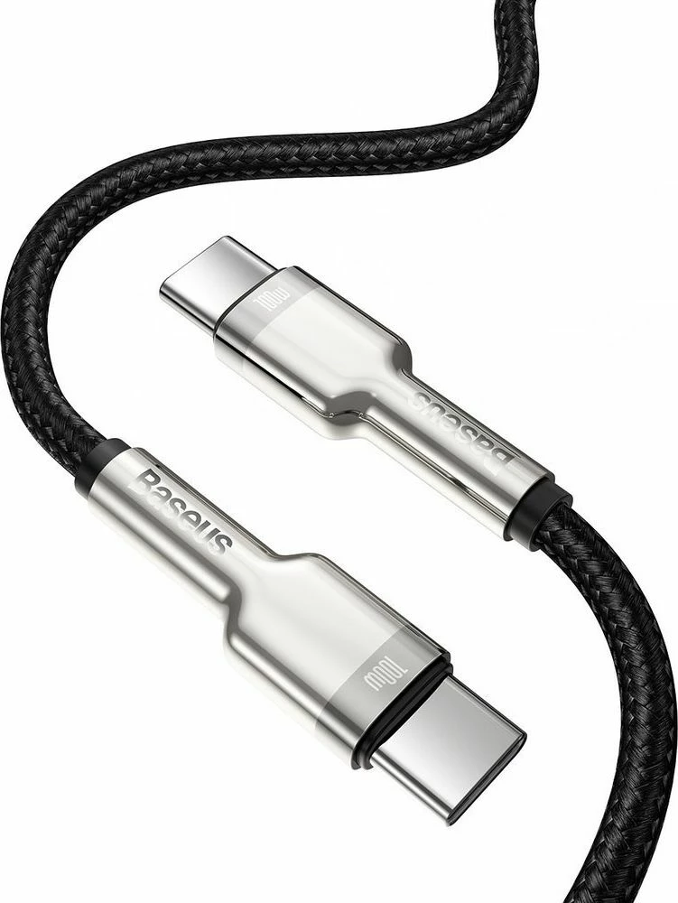 Kabllo USB-C në USB-C Baseus baseus_20210316144810 1 m USB 2.0 100W, e zezë